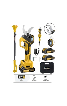 Dragro Dr-8614f 42mm Led Ekranlı S Profesyonel Akülü Bahçe Budama Makası + Teleskopik Kol Dragro Dr-8614f 42mm Led Ekranlı S Profesyonel Akülü Bahçe Budama Makası + Teleskopik Kol
