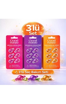 3 Lü Saç Bakım Kapsülü Seti Argan Biberiye Jojoba Macadamia Onarıcı Parlaklık Serum 3 Lü Saç Bakım Kapsülü Seti Argan Biberiye Jojoba Macadamia Onarıcı Parlaklık Serum