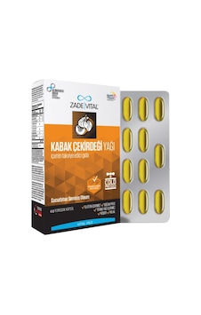 Zade Vital Kabak Çekirdeği Yağı 60 Kapsül