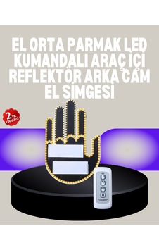 Tek A Kalite Uzaktan Kumandalı Led Park Uyarı Işığı El Figürlü Model Najmaddin Diğer Tek A Kalite Uzaktan Kumandalı Led Park Uyarı Işığı El Figürlü Model Najmaddin Diğer