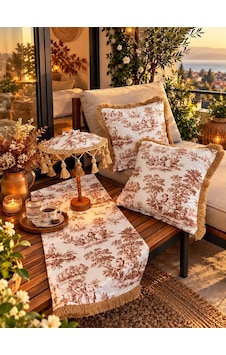 Missidea French Toile Elegance Desenli Dekoratif Masa Üstü Lambası Bali Şemsiyesi Seti Şemsiye + Runner + 2 Li Kırlent Kılıfı Kahverengi Missidea French Toile Elegance Desenli Dekoratif Masa Üstü Lambası Bali Şemsiyesi Seti Şemsiye + Runner + 2 Li Kırlent Kılıfı Kahverengi