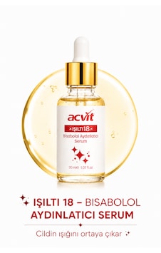 Işıltı 18 Bisabolol Aydınlatıcı Serum 30 Ml.