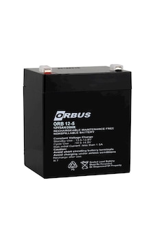 AKÜ 12 VOLT 5 AMPER ORBUS ORB12-5 (90 X 70 X 101 MM) AKÜ 12 VOLT 5 AMPER ORBUS ORB12-5 (90 X 70 X 101 MM)