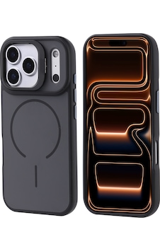 Apple Uyumlu iPhone 17 Pro Max Kılıf M-safe Şarj Özellikli Kamera Standlı Zore Notron Kapak Siyah Apple Uyumlu iPhone 17 Pro Max Kılıf M-safe Şarj Özellikli Kamera Standlı Zore Notron Kapak Siyah
