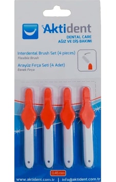 Aktident Arayüz Fırçası 0.45 MM 4'lü Aktident Arayüz Fırçası 0.45 MM 4'lü