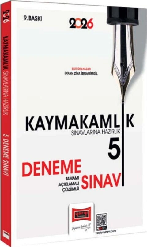 Yargı Yayınları 2026 Kaymakamlık Sınavlarına Hazırlık 5 Deneme Sınavı Yargı Yayınları 2026 Kaymakamlık Sınavlarına Hazırlık 5 Deneme Sınavı