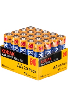 Kodak Max Super Alkalin 20 Adet - Aa Kalem Pil Kodak Max Super Alkalin 20 Adet - Aa Kalem Pil