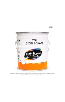 Filli Boya Solvent Bazlı Yol Çizgi Boyası 20 Kg Sarı
