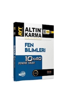 AYT Fen Bilimleri 10x40 Deneme- Altın Karma Yayınları AYT Fen Bilimleri 10x40 Deneme- Altın Karma Yayınları