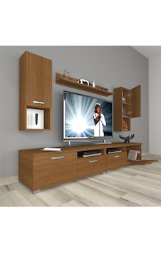 Decoraktiv Eko 5200da Slm Tv Ünitesi Tv Sehpası Ceviz Decoraktiv Eko 5200da Slm Tv Ünitesi Tv Sehpası Ceviz