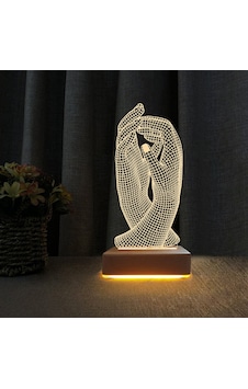 Aşk El Ele 3D Tasarım Led Gece Lambası Sevgiliye Hediye Lamba Aşk El Ele 3D Tasarım Led Gece Lambası Sevgiliye Hediye Lamba