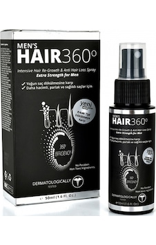Hair 360 Erkekler için Saç Dökülmesine Karşı Sprey 50 ML Hair 360 Erkekler için Saç Dökülmesine Karşı Sprey 50 ML