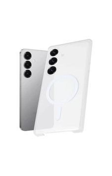 Sh Samsung Galaxy Uyumlu S25 Plus Kılıf Pc Zara Magsafe Şeffaf Kılıf - Şeffaf Najmaddin