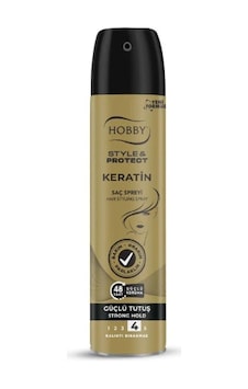 Hobby Saç Spreyi Keratin Güçlü Tutuş 250 Ml Hobby Saç Spreyi Keratin Güçlü Tutuş 250 Ml