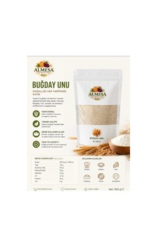 Tam Buğday Unu 500 Gr Tam Buğday Unu 500 Gr