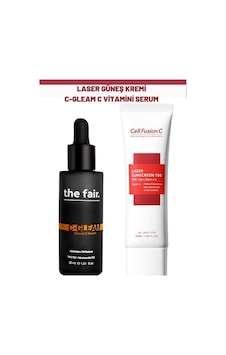 Cell Fusion C Laser Güneş Kremi SPF50+ 50 ML + The Fair C-Gleam Vitamin C Serum 30 ML Cell Fusion C Laser Güneş Kremi SPF50+ 50 ML + The Fair C-Gleam Vitamin C Serum 30 ML