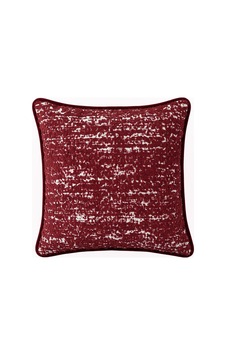 "carmine" Dokulu Kırlent Kılıfı - 45x45 - Bordo "carmine" Dokulu Kırlent Kılıfı - 45x45 - Bordo