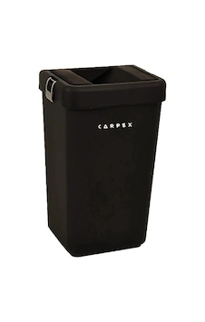 Carpex Optima Siyah Çöp Kovası 8 L Siyah