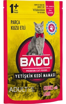 Bado Parça Kuzu Etli Konserve Yetişkin Kedi Maması 85 G Bado Parça Kuzu Etli Konserve Yetişkin Kedi Maması 85 G