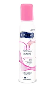 Hobby BB Onarıcı Etkili Hafif Tutuş Saç Köpüğü 150 ML