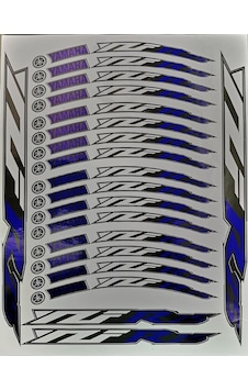 Yamaha Yzf R25 Jant Şeridi Mavi Yamaha Yzf R25 Jant Şeridi Mavi