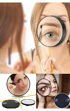 3b Trend 15 Kat Büyüten Vantuzlu Makyaj Aynası - Kaş Alım Ve Noktasal Bakım İçin Portatif Ayna Siyah 3b Trend 15 Kat Büyüten Vantuzlu Makyaj Aynası - Kaş Alım Ve Noktasal Bakım İçin Portatif Ayna Siyah