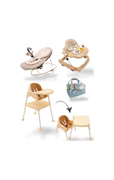 5'li Bebek İhtiyaç Seti / Çalışma Masalı Mama Sandalyesi / Ana Kucağı / Yürüteç / Keçe Organizer 5'li Bebek İhtiyaç Seti / Çalışma Masalı Mama Sandalyesi / Ana Kucağı / Yürüteç / Keçe Organizer