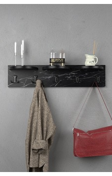 5'li Duvar Askılığı Bendir Siyah 80 Cm Altın 5'li Duvar Askılığı Bendir Siyah 80 Cm Altın
