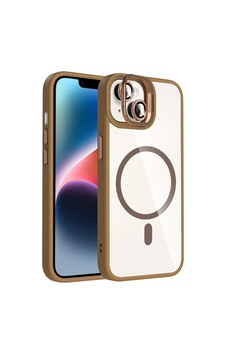 Apple Uyumlu iPhone 13 Kılıf Standlı Ve Kamera Lens li M-safe Şarj Özellikli Zore Etro Kapak Desert Titanyum Apple Uyumlu iPhone 13 Kılıf Standlı Ve Kamera Lens li M-safe Şarj Özellikli Zore Etro Kapak Desert Titanyum