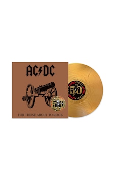 Ac/dcfor Those About To Rock 50th Anniversary - Gold Nugget Vinyl - Plak Ac/dcfor Those About To Rock 50th Anniversary - Gold Nugget Vinyl - Plak