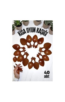 Kısa Oyun Kaşığı Halk Oyunu Kaşığı - Kına Kaşığı Kısa Saplı Zeybek Oyun Kaşığı 40 Adet Beyaz Kısa Oyun Kaşığı Halk Oyunu Kaşığı - Kına Kaşığı Kısa Saplı Zeybek Oyun Kaşığı 40 Adet Beyaz