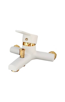 Beyaz Gold Banyo Bataryası Musluğu Pirinç Gövde Diğer Beyaz Gold Banyo Bataryası Musluğu Pirinç Gövde Diğer