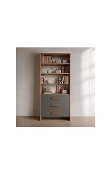 3 Çekmeceli Atlantik Çam - Antrasit Kitaplık Modern Ve Çok Amaçlı Açık Raflı Dolap 80x38x182 Cm Atlantik Çam - Antrasit - 935214325 Atlantik Çam - Antrasit 3 Çekmeceli Atlantik Çam - Antrasit Kitaplık Modern Ve Çok Amaçlı Açık Raflı Dolap 80x38x182 Cm Atlantik Çam - Antrasit - 935214325 Atlantik Çam - Antrasit