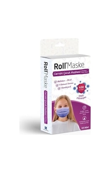 Roll Maske Çocuk Kız Lila 10'lu 5 Paket Roll Maske Çocuk Kız Lila 10'lu 5 Paket