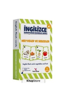 İngilizce Kelime Kartları Meyveler ve Sebzeler