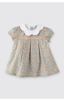 Panço Liberty Kumaş Çiçek Desenli Yenidoğan Elbise 5611gn26001 Turuncu Panço Liberty Kumaş Çiçek Desenli Yenidoğan Elbise 5611gn26001 Turuncu