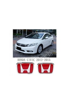 HONDA CİVİC 2012-2016 FB7 KIRMIZI H ARKA LOGO-ÖN PANJUR LOGO HONDA CİVİC 2012-2016 FB7 KIRMIZI H ARKA LOGO-ÖN PANJUR LOGO