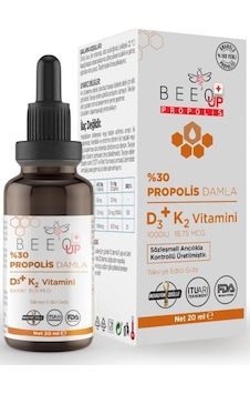 Beeo Up %30 Propolis D3+K2 Damla 20 ML