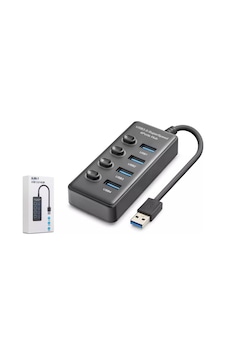 Hadron Hdx7048 Usb 2.0 Hub Anahtarlı 4 Port Çoklayıcı 480mbps - Siyah - 1 Adet Hadron Hdx7048 Usb 2.0 Hub Anahtarlı 4 Port Çoklayıcı 480mbps - Siyah - 1 Adet