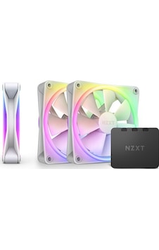 Nzxt F120 Rgb Duo Beyaz 3x120 Mm+fan Kontrolcü Rf-d12tf-w1