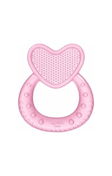 Wee Baby 912 Kalpli Silikon Diş Kaşıyıcı Pembe Wee Baby 912 Kalpli Silikon Diş Kaşıyıcı Pembe