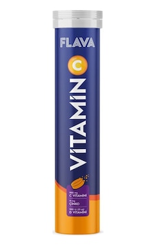 C Vitamini Efervesan - 20 Efervesan Tablet C Vitamini + Çinko + D Vitamini