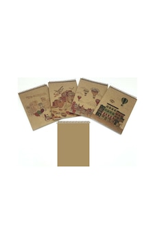 Liz Spiralli Defter Kraft A5 Liz Spiralli Defter Kraft A5