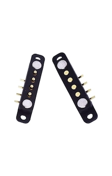 4-pin 2.54mm 90c Pogo Pin Manyetik Konnektör Takımı - Kulaklı 4-pin 2.54mm 90c Pogo Pin Manyetik Konnektör Takımı - Kulaklı