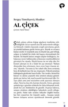 Al Çiçek / Sergey Timofeyeviç Aksakov Al Çiçek / Sergey Timofeyeviç Aksakov