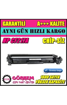 Hp Laserjet Pro Mfp M130Fw Uyumlu Toner (Cf217A) N11.24928 Hp Laserjet Pro Mfp M130Fw Uyumlu Toner (Cf217A) N11.24928