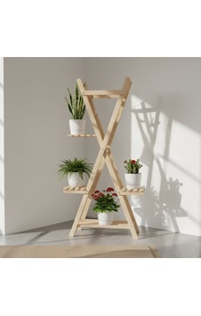 Dekoratif 4 Bölmeli Çok Amaçlı Çiçeklik Kitaplık Raf 120x60 Cm Bej Dekoratif 4 Bölmeli Çok Amaçlı Çiçeklik Kitaplık Raf 120x60 Cm Bej