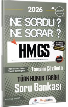 Dizgi Kitap 2026 Hukuk Atölyesi Hmgs Ne Sordu Ne Sorar Türk Hukuk Tarihi Tamamı Çözümlü Soru Bankası Dizgi Kitap 2026 Hukuk Atölyesi Hmgs Ne Sordu Ne Sorar Türk Hukuk Tarihi Tamamı Çözümlü Soru Bankası