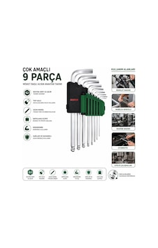 Bosch 1 600 A03 2v1 9 Parça Uzun Düz Alyan Anahtar Takımı - Krom- 6'li Paket Bosch 1 600 A03 2v1 9 Parça Uzun Düz Alyan Anahtar Takımı - Krom- 6'li Paket