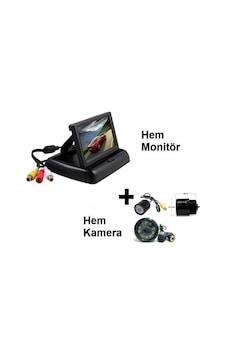 Kingvox Geri Vites Kamerası 4.3" Monitör Kamera Ful Set Kingvox Geri Vites Kamerası 4.3" Monitör Kamera Ful Set